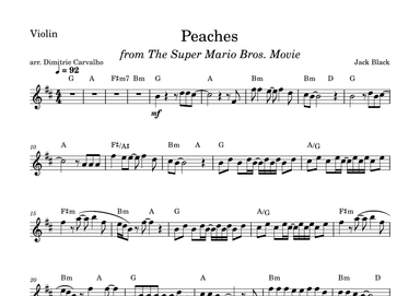 Peaches (arr. Dimitrie Carvalho)