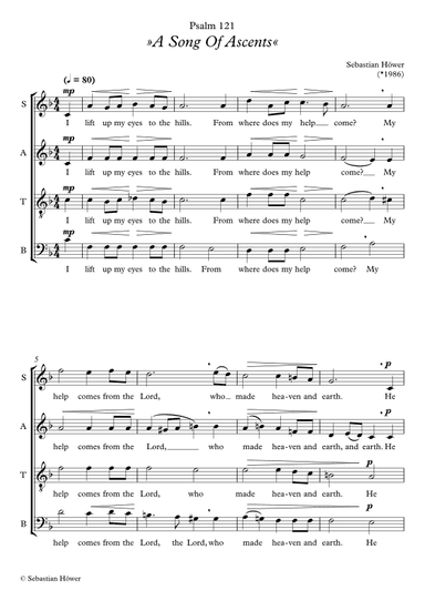 Psalm 121 - A Song Of Ascents
