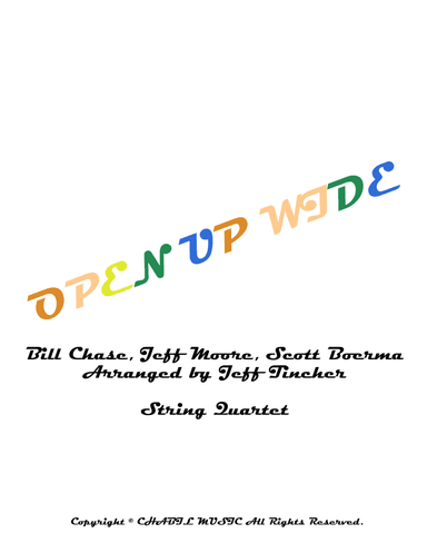 Open Up Wide (arr. Jeff Tincher)
