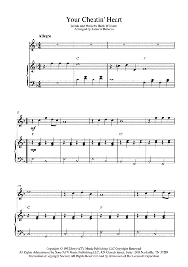 Your Cheatin' Heart (arr. Kaiserin Rebecca)