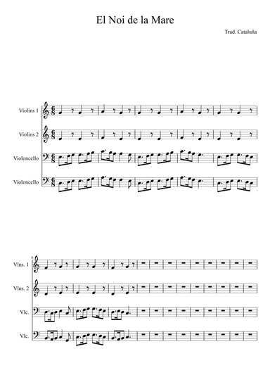 El Noy De La Mare (traditional Arr.) (arr. Mafalda Nascimento)
