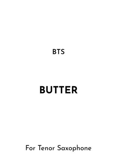 Butter (arr. Jireh J.)