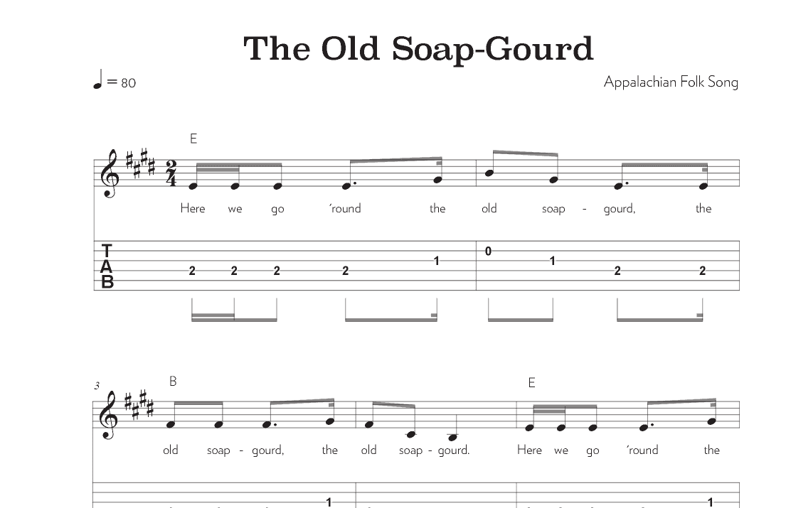 The Old Soap Gourd (arr. Riverside Guitar School)