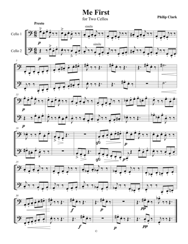 Me First for Two Cellos