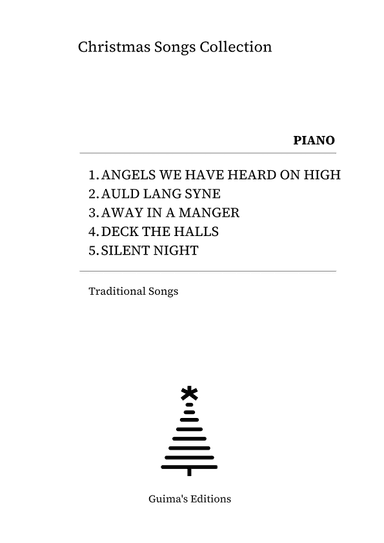 Christmas Songs Collection - Piano (arr. Guima's Editions)