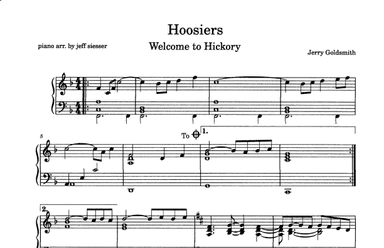 Welcome To Hickory (arr. jeff siesser)