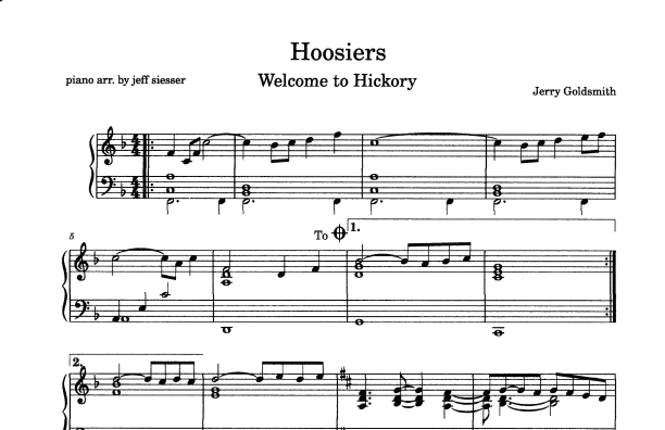Welcome To Hickory (arr. jeff siesser)