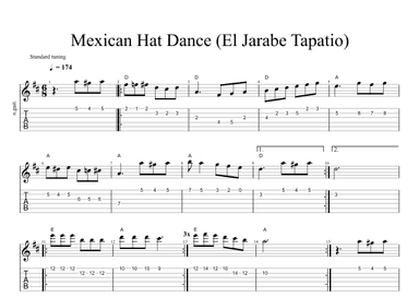 Mexican Hat Dance (El Jarabe Tapatio) (arr. Edina Balczo)