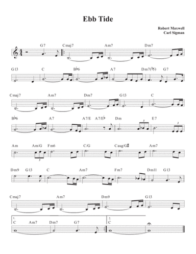Ebb Tide "vocal" (arr. David M Fagnant)