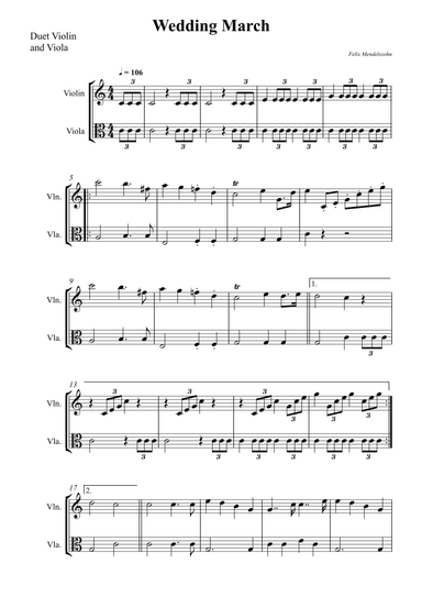 Wedding March (arr. Wesley S. SIlva)
