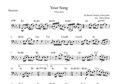 Your Song (arr. Fabio Britto)