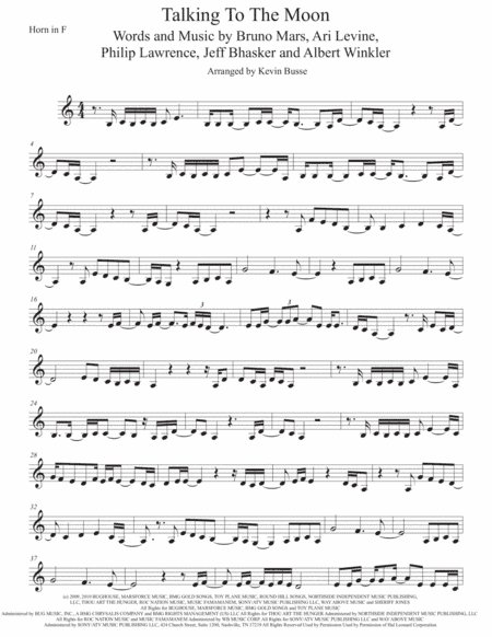 Talking To The Moon (arr. Kevin Busse)