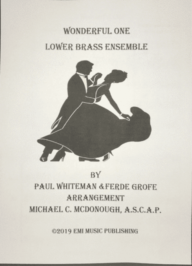 Wonderful One (arr. Michael C. McDonough A.S.C.A.P.)