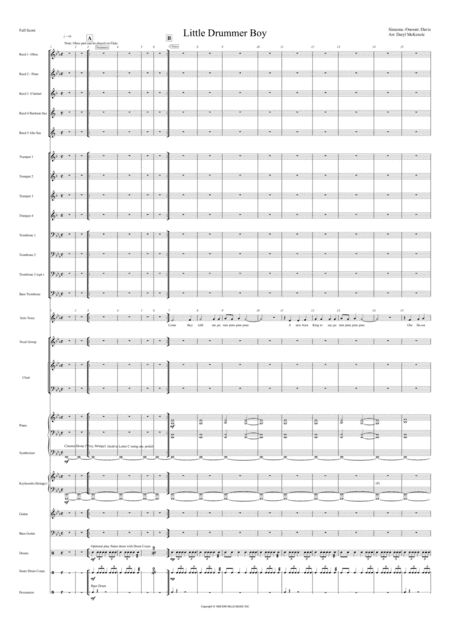 The Little Drummer Boy (arr. Daryl McKenzie)