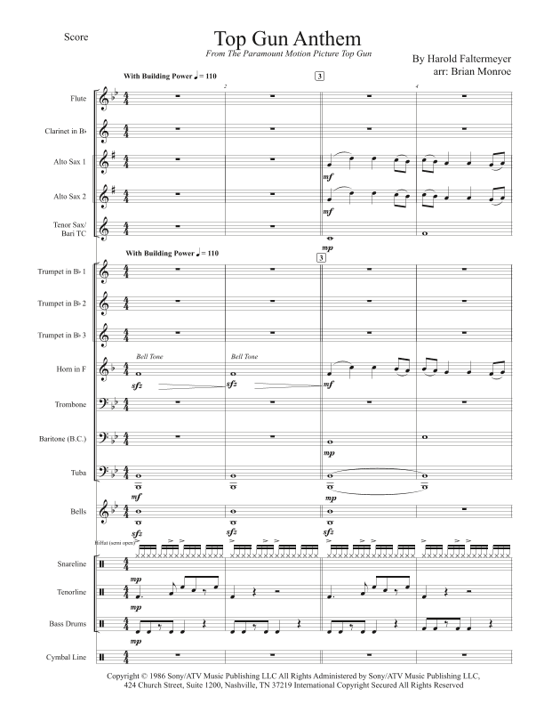 Top Gun Anthem (arr. Brian Monroe)