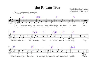 the Rowan Tree (in C) (arr. Stephanie Bennett)