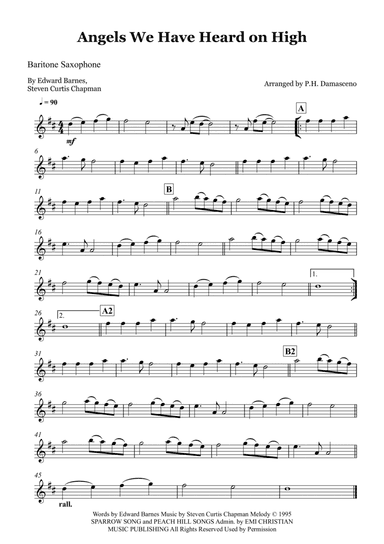 Angels We Have Heard On High (arr. P.H. Damasceno)