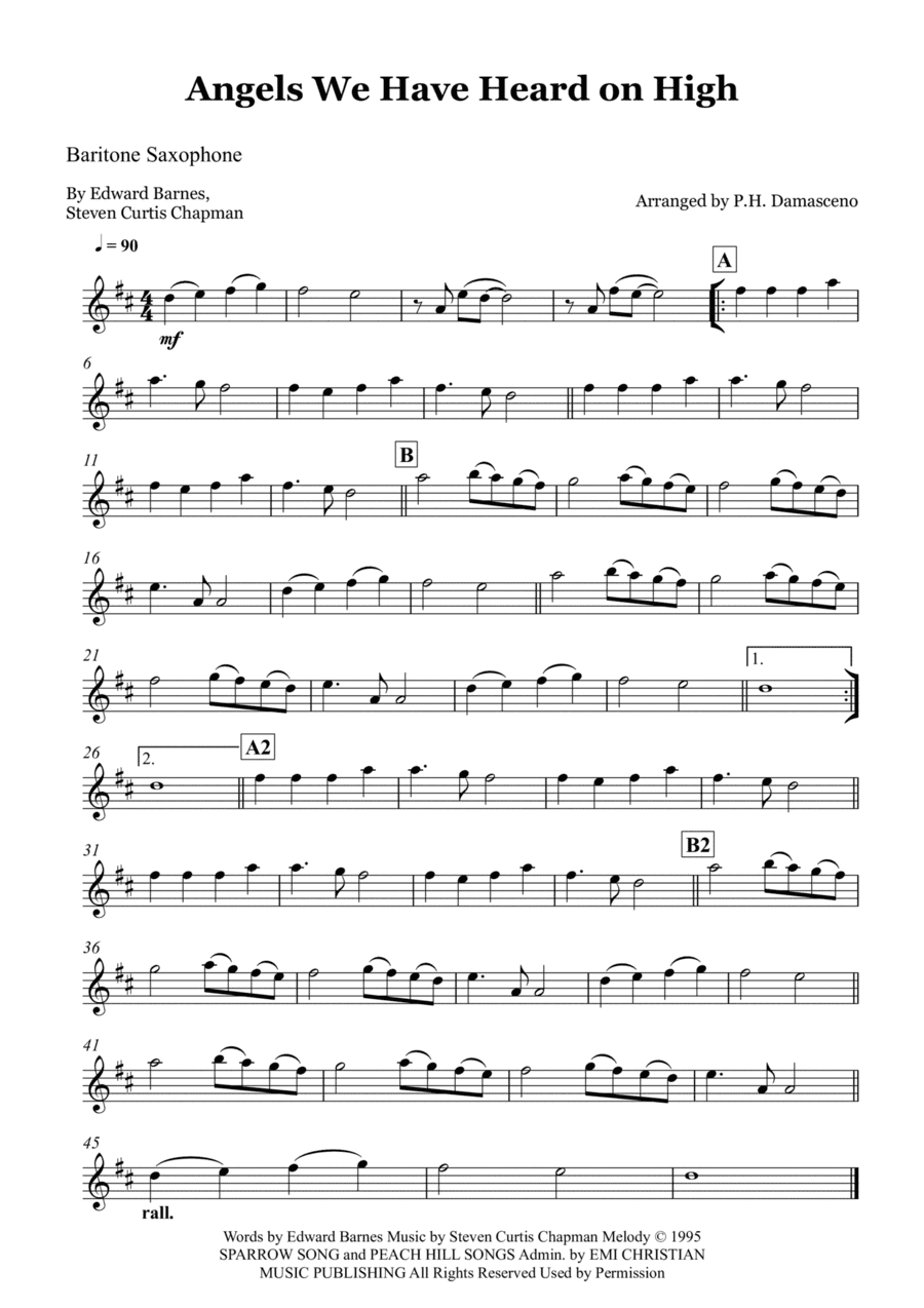 Angels We Have Heard On High (arr. P.H. Damasceno)