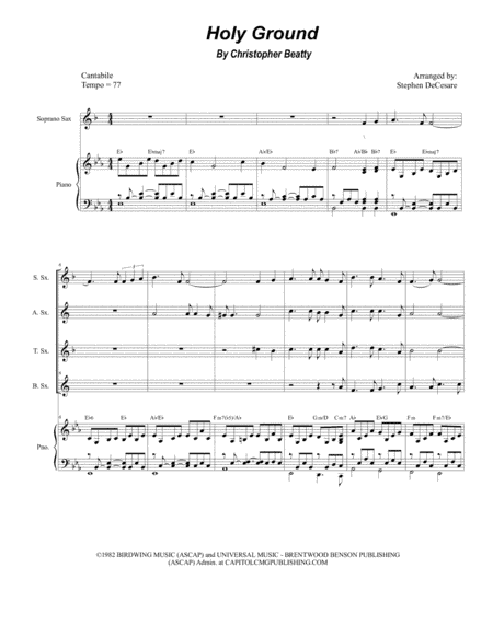 Holy Ground (arr. Stephen DeCesare)