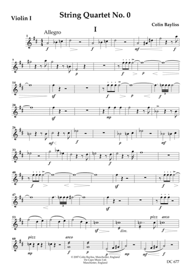 String Quartet No 0 - PARTS