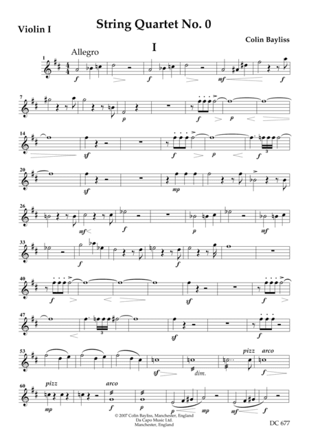 String Quartet No 0 - PARTS