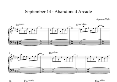 September 14 - Abandoned Arcade