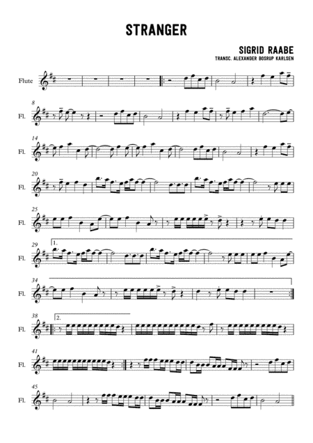 Strangers (arr. Alexander Bosrup Karlsen)