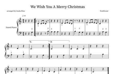 We Wish You a Merry Christmas (arr. Asuka Elias)