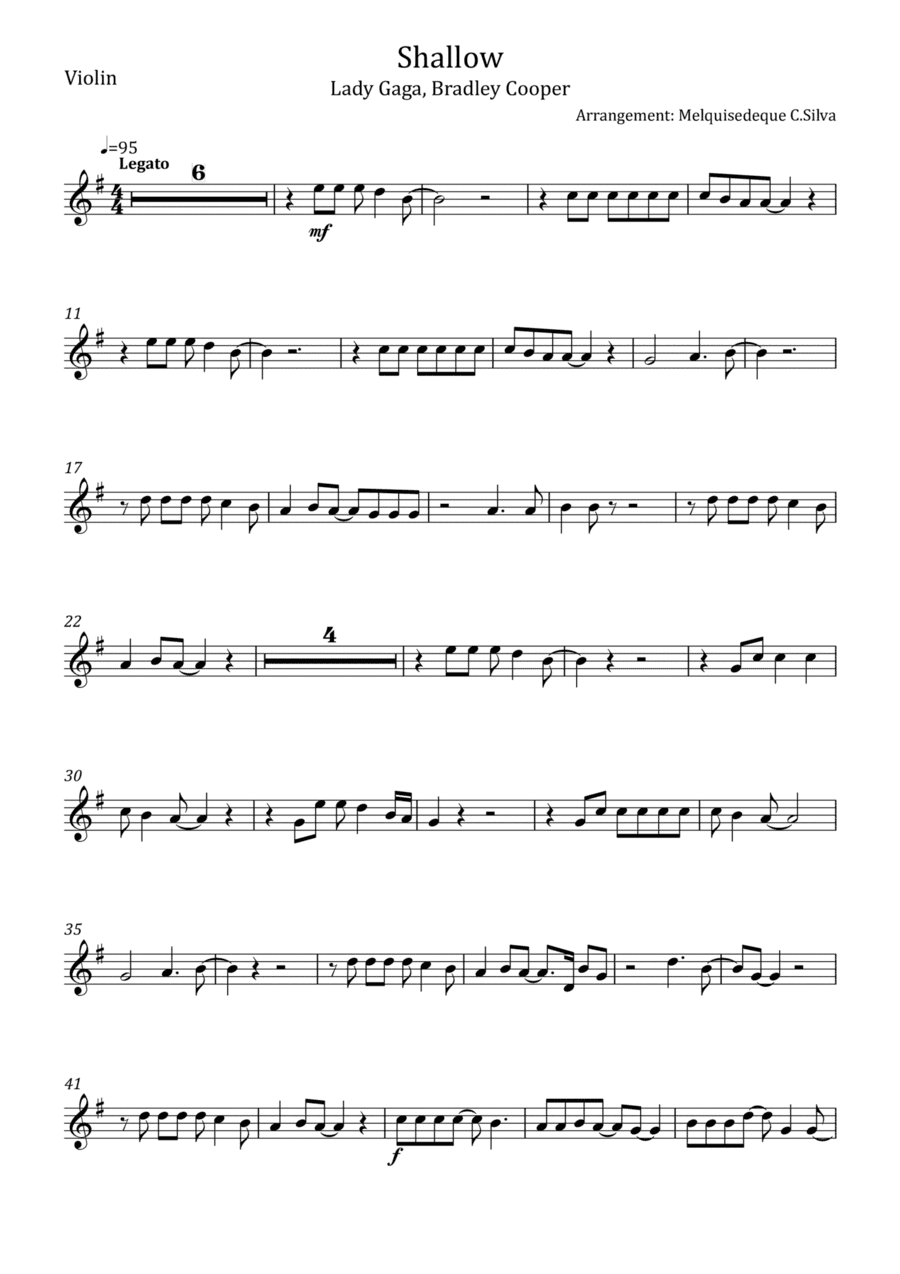 Shallow (arr. Melquisedeque C.Silva)