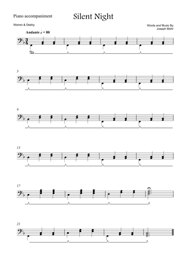 Silent Night (arr. Warren & Debby)