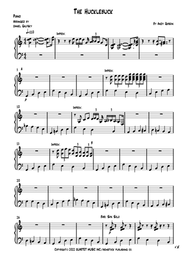 The Hucklebuck      -  Instrumental Version (arr. Daniel Galfsky)