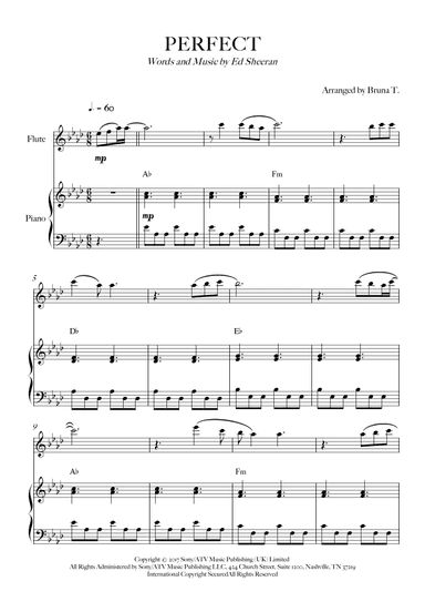 Perfect (arr. Bruna T.)