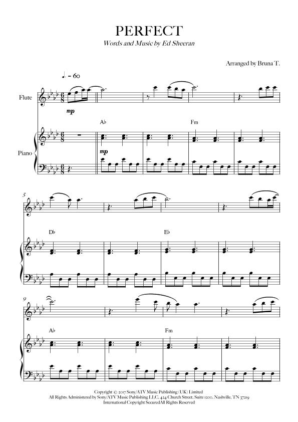Perfect (arr. Bruna T.)