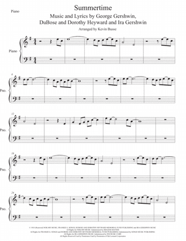 Summertime (arr. Kevin Busse)