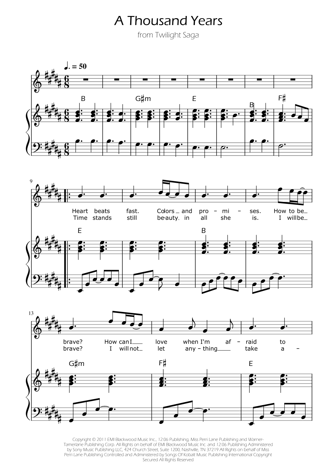 A Thousand Years (arr. Ygor Nunes)