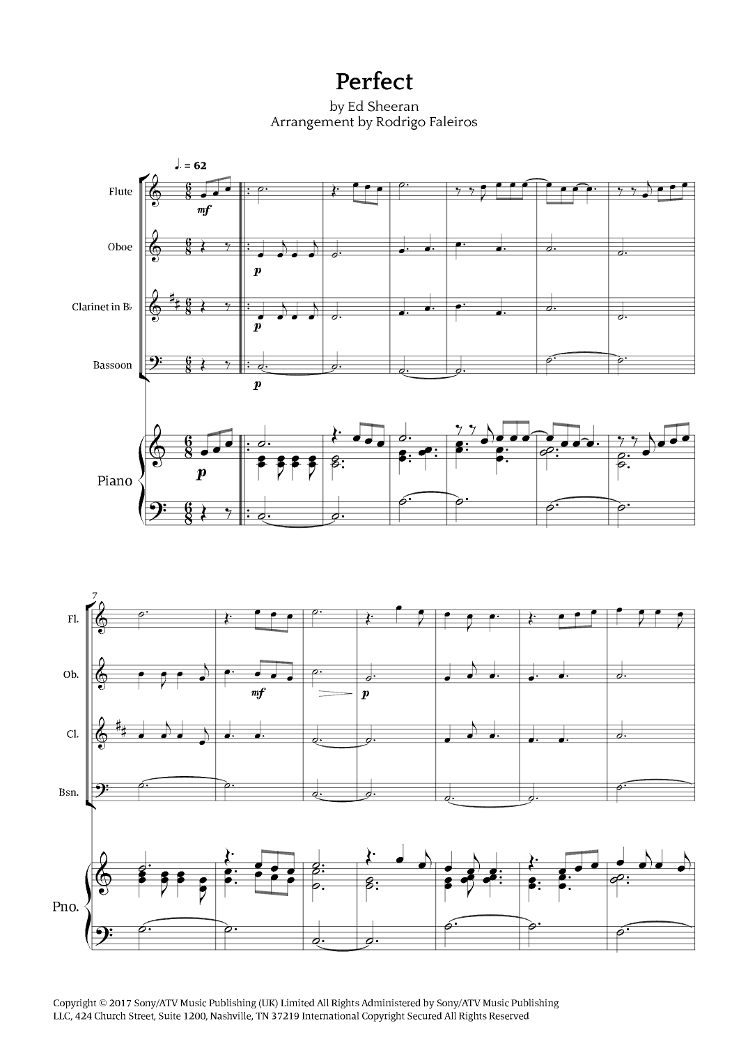Perfect (arr. Rodrigo Faleiros)