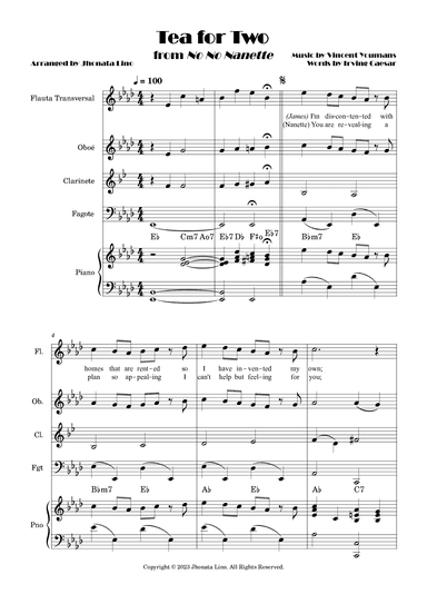 Tea For Two (arr. Jhonata Lino)