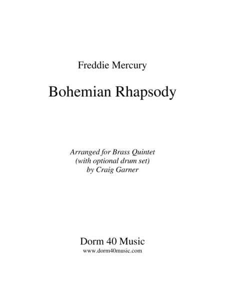 Bohemian Rhapsody (arr. Craig Garner)