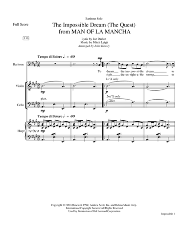 The Impossible Dream (arr. John Hoesly)