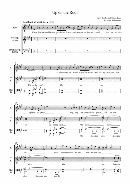Up On The Roof (arr. Alex Kaiserman)