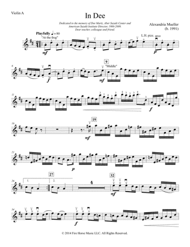 In Dee - Violin and Piano