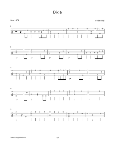 Dixie (arr. Bettina Schipp)