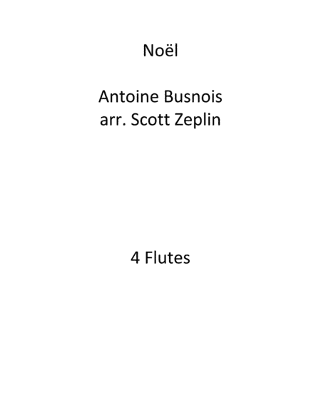 Noël (arr. Scott Zeplin)