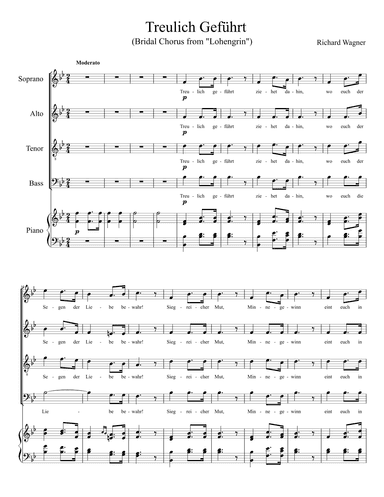 Bridal Chorus (Wedding March) (arr. Lam)