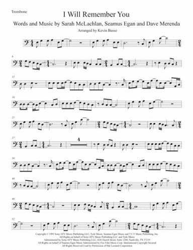 I Will Remember You (arr. Kevin Busse)