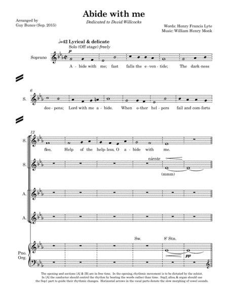 Abide With Me (arr. Guy Bunce)