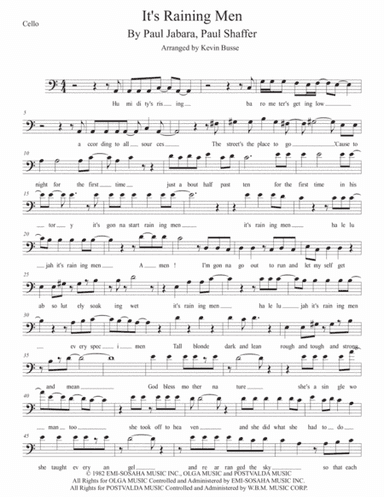 It's Raining Men (arr. Kevin Busse)