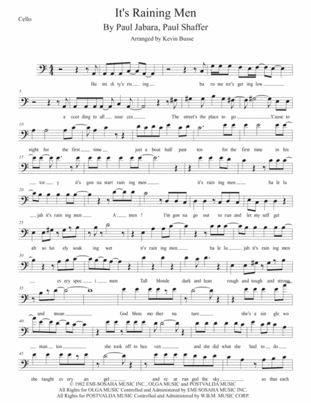 It's Raining Men (arr. Kevin Busse)