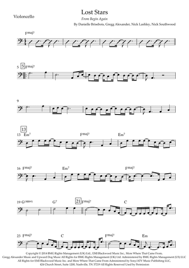 Lost Stars (arr. Fabio Britto)