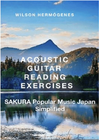 Acoustic Guitar Reading Exercises ( Sakura Popular Music Japan Simplified ) (arr. Wilson Hermógenes)